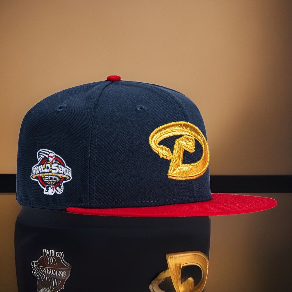 Arizona Diamondbacks Fitted Hat 7 x New Era 59FIFTY Opening Ceremony Navy, Red